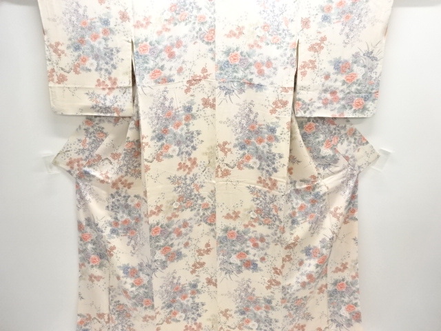 JAPANESE KIMONO / KOMON / FLOWER & PLANT